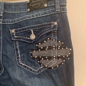 Harley Davidson Bling Jeans sz 12